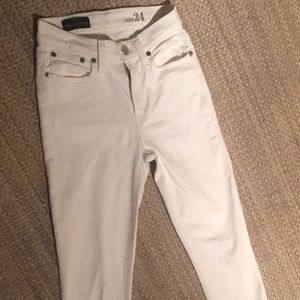 Jcrew white skinny jeans